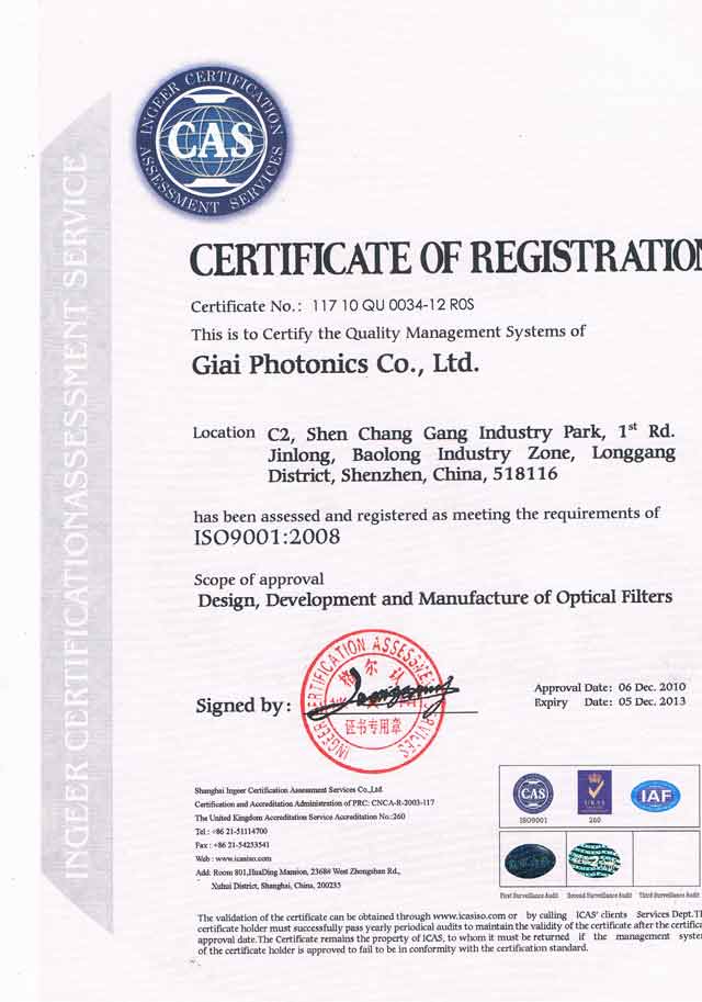 Giai photnics co. , ltd Giai photnics co. , ltd